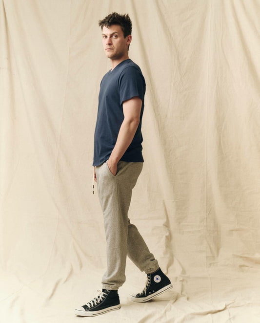 The Great. Tees &amp; Sweats | The Men&#039;s Boxy Crew. True Navy - Men