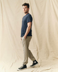 The Great. Tees &amp; Sweats | The Men&#039;s Boxy Crew. True Navy - Men
