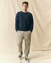 The Great. Tees &amp; Sweats | The Men&#039;s College Sweatshirt. True Navy - Men