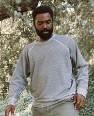 The Great. Tees &amp; Sweats | The Men&#039;s College Sweatshirt. Varsity Grey - Men