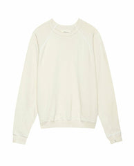 The Great. Tees &amp; Sweats | The Men&#039;s College Sweatshirt. Washed White - Men