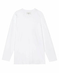 The Great. Tees &amp; Sweats | The Men&#039;s Pure Knits Long Sleeve Boxy Crew. Solid True White - Men