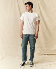 The Great. Tees &amp; Sweats | The Men&#039;s Pure Knits Slim Tee. True White - Men