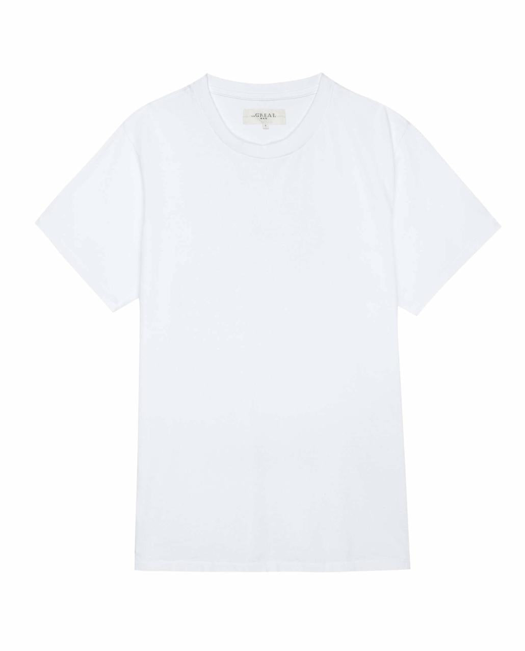 The Great. Tees &amp; Sweats | The Men&#039;s Pure Knits Slim Tee. True White - Men