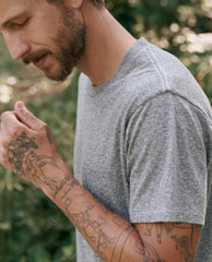 The Great. Tees &amp; Sweats | The Men&#039;s Slim Tee. Heather Grey - Men