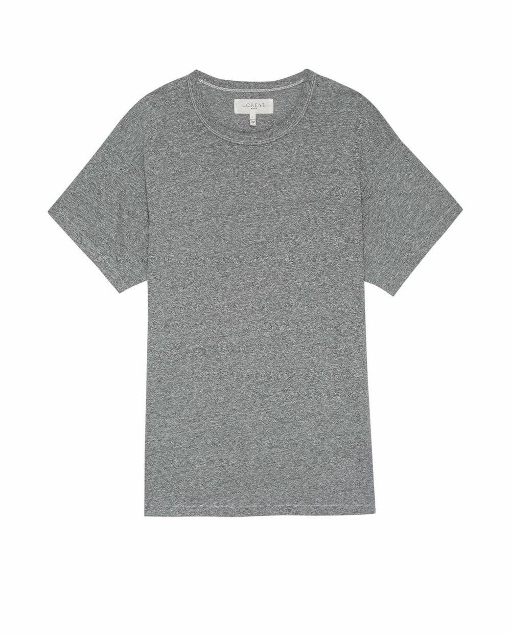 The Great. Tees &amp; Sweats | The Men&#039;s Slim Tee. Heather Grey - Men