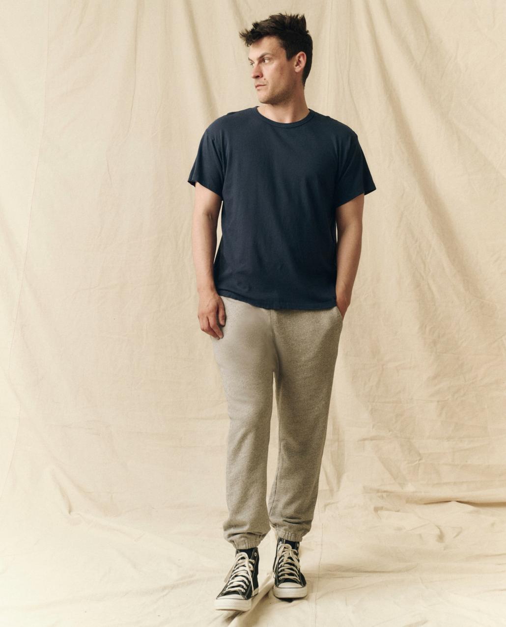 The Great. Tees &amp; Sweats | The Men&#039;s Slim Tee. True Navy - Men