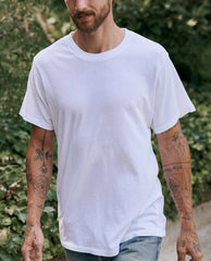 The Great. Tees &amp; Sweats | The Men&#039;s Slim Tee. True White - Men
