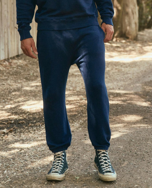 The Great. Tees &amp; Sweats | The Men&#039;s Stadium Sweatpant. True Navy - Men