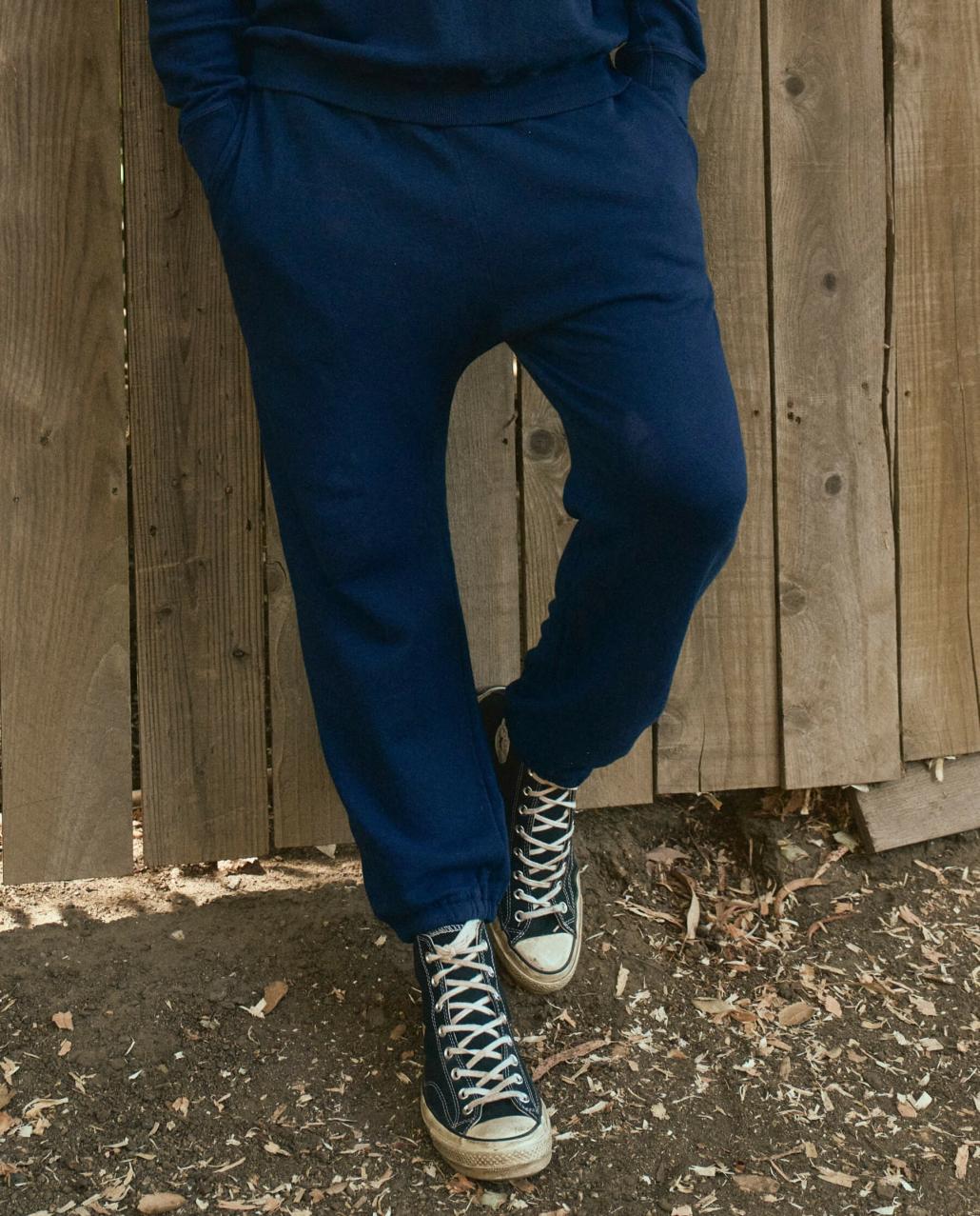 The Great. Tees &amp; Sweats | The Men&#039;s Stadium Sweatpant. True Navy - Men