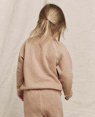 The Great. Tees &amp; Sweats | The Little College Sweatshirt. Solid Biscotti - Kids