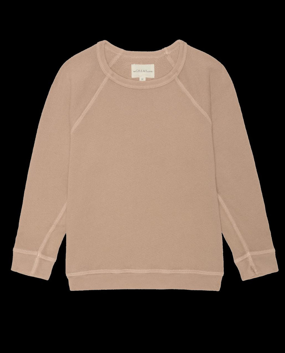 The Great. Tees &amp; Sweats | The Little College Sweatshirt. Solid Biscotti - Kids