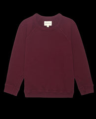 The Great. Tees &amp; Sweats | The Little College Sweatshirt. Solid Plum - Kids