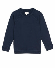 The Great. Tees &amp; Sweats | The Little College Sweatshirt. Solid True Navy - Kids