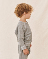 The Great. Tees &amp; Sweats | The Little College Sweatshirt. Varsity Grey - Kids