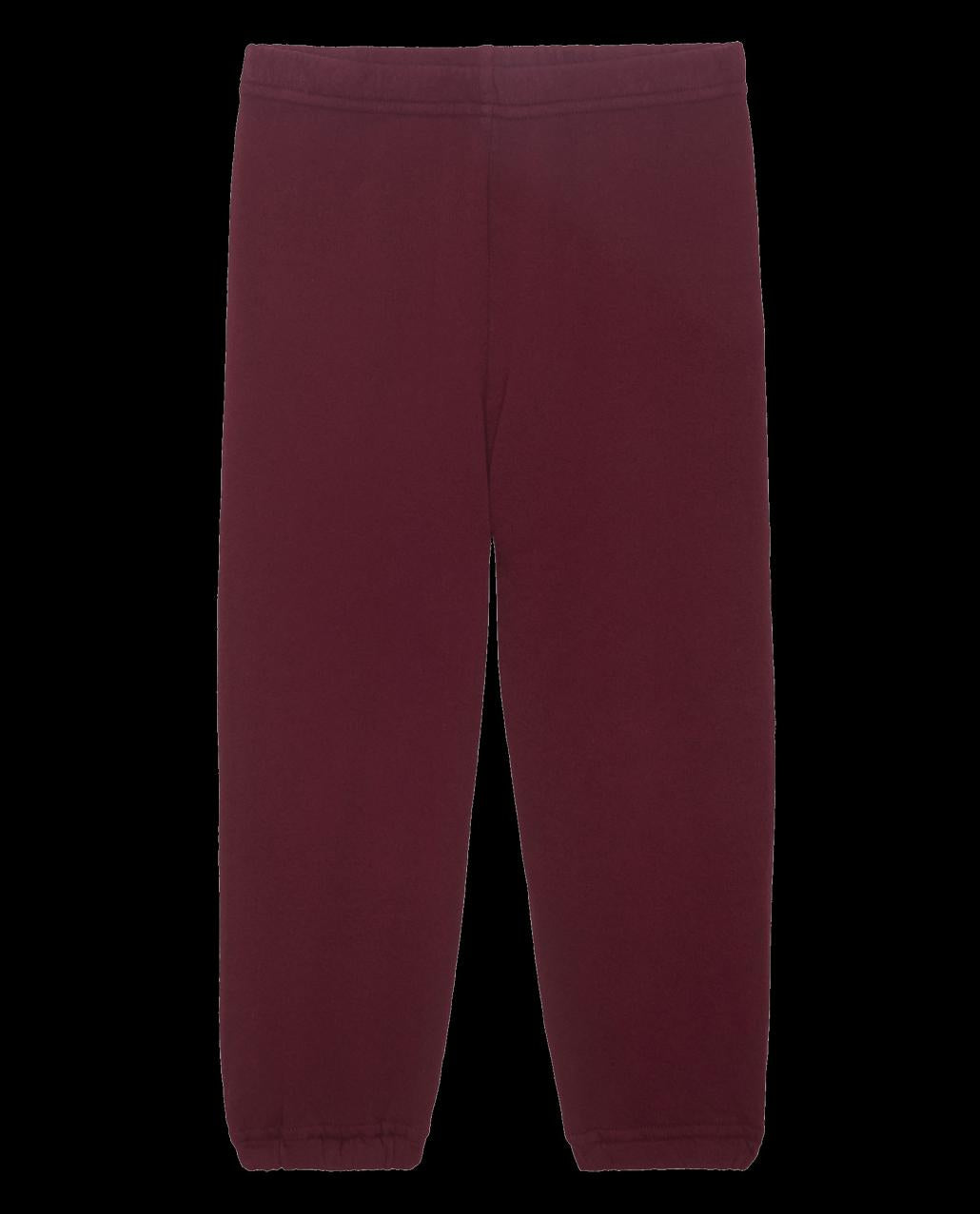 The Great. Tees &amp; Sweats | The Little Stadium Sweatpant. Solid Plum - Kids