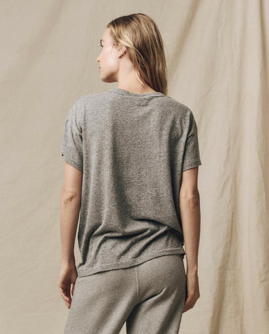 The Great. Tees | The Boxy Crew. Heather Grey - Women