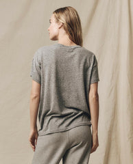 The Great. Tees | The Boxy Crew. Heather Grey - Women