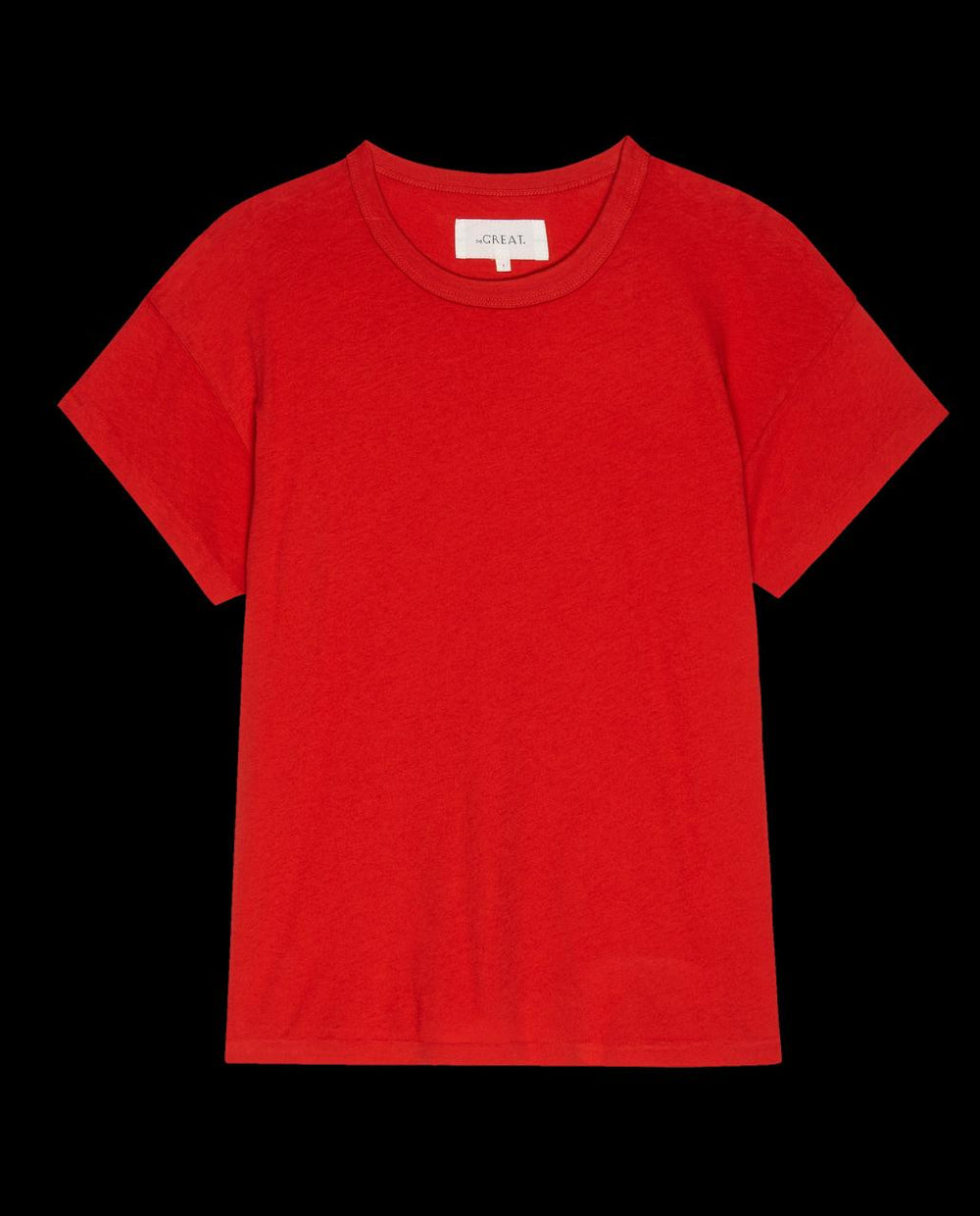 The Great. Tees | The Boxy Crew. Solid Campfire - Women