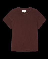 The Great. Tees | The Boxy Crew. Solid Toasted Walnut - Women