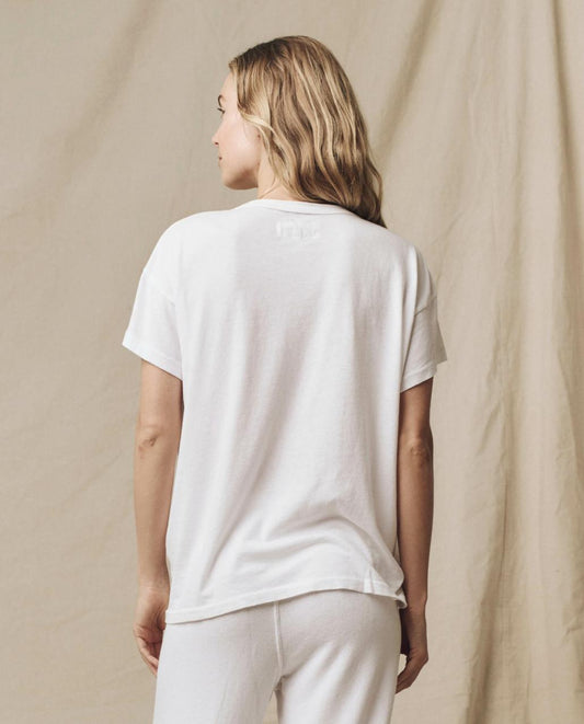 The Great. Tees | The Boxy Crew. True White - Women