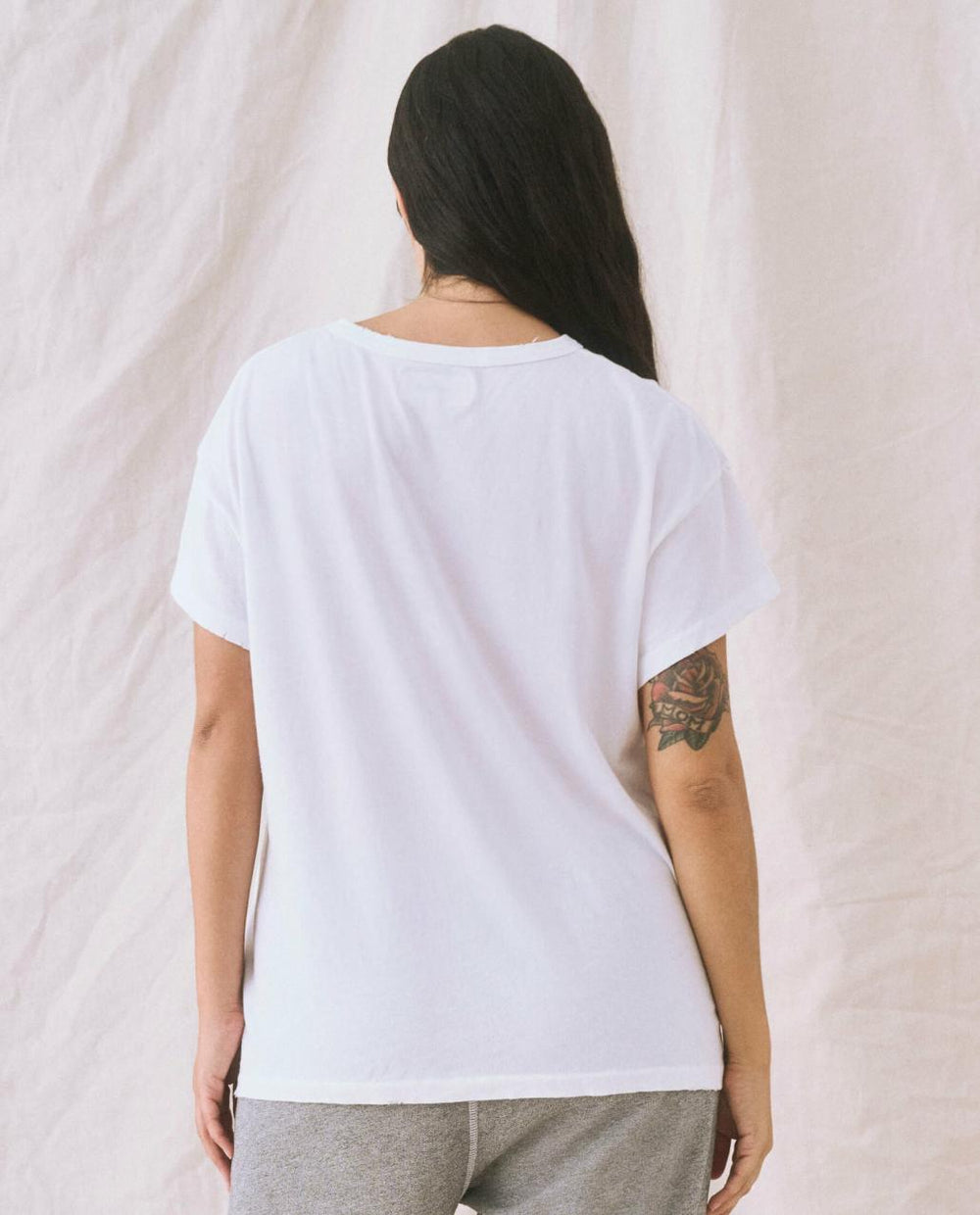 The Great. Tees | The Boxy Crew. True White - Women
