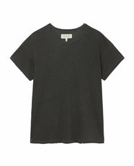The Great. Tees | The Boxy Crew. Washed Black - Women