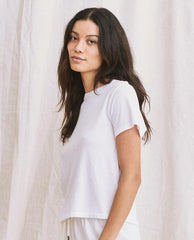 The Great. Tees | The Little Tee. True White - Women