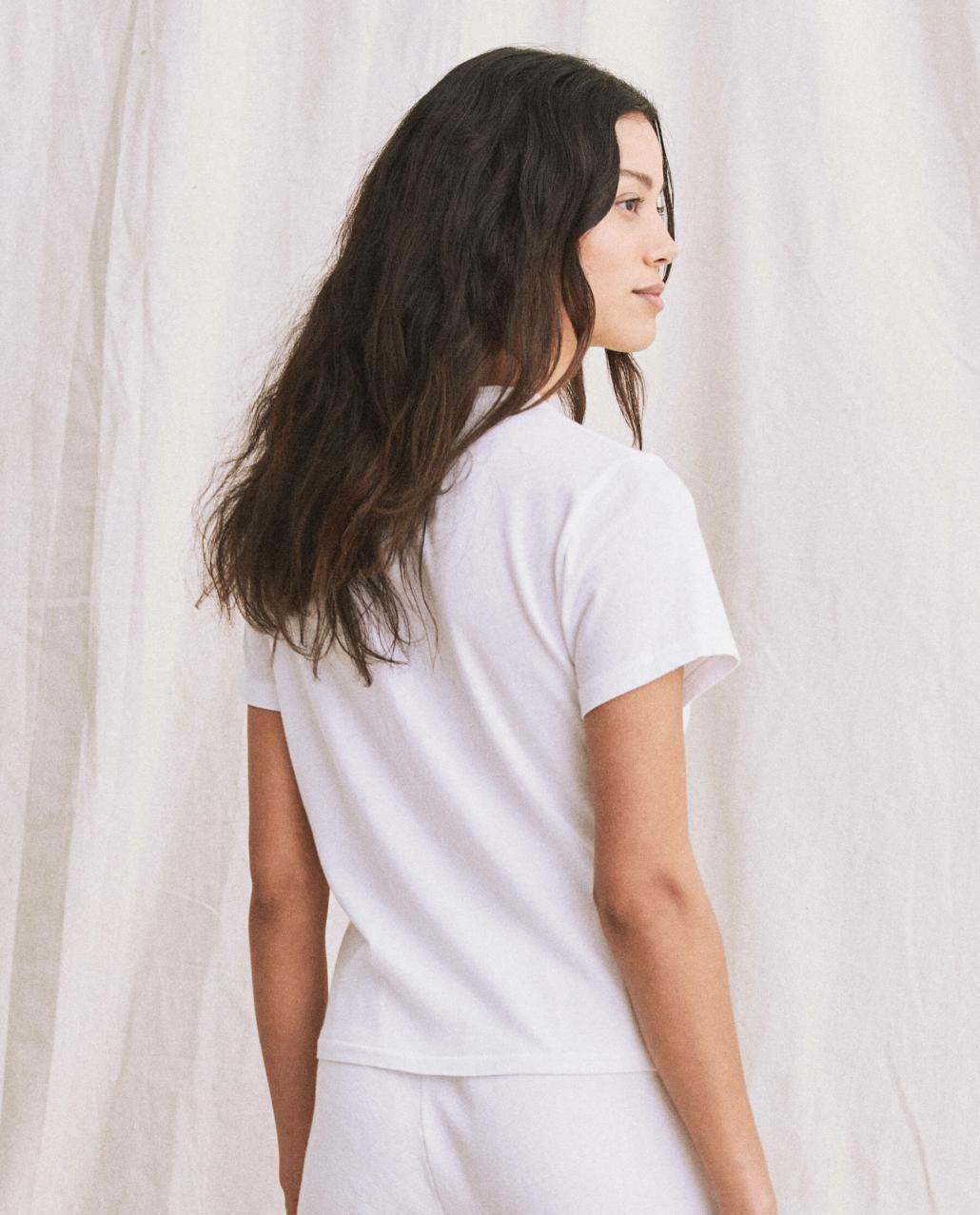 The Great. Tees | The Little Tee. True White - Women