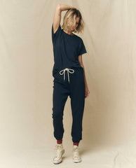 The Great. Tees | The Slim Tee. Almost Black - Women