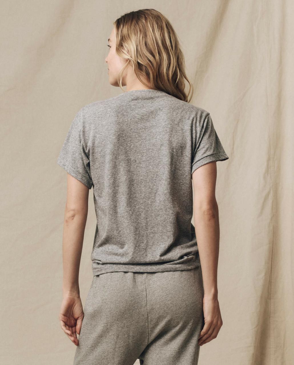 The Great. Tees | The Slim U Heather Grey - Women