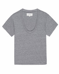 The Great. Tees | The Slim U Heather Grey - Women