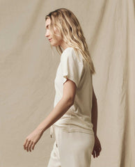 The Great. Tees | The Slim U Washed White - Women