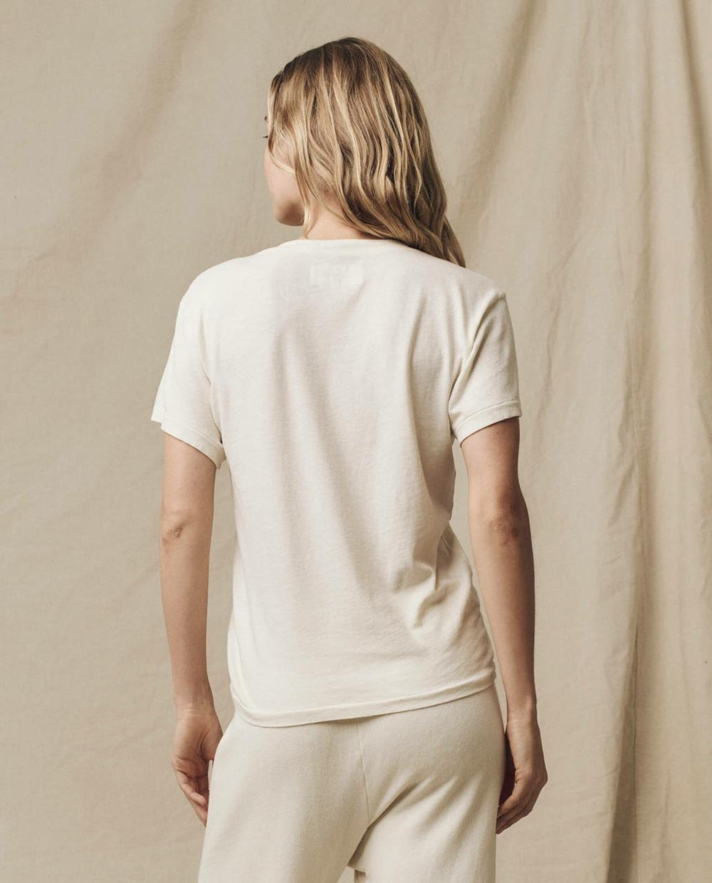 The Great. Tees | The Slim U Washed White - Women