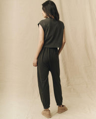 The Great. Tees | The Square Tee. Washed Black - Women