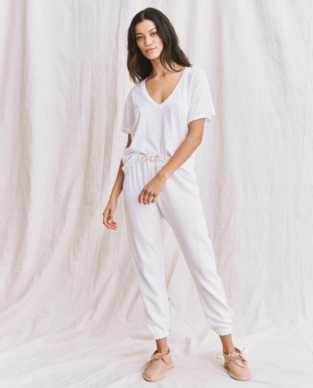 The Great. Tees | The V True White - Women