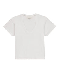 The Great. Tees | The V True White - Women