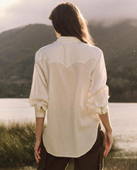 The Great. Tops | The Cowboy Tux Top. White - Women