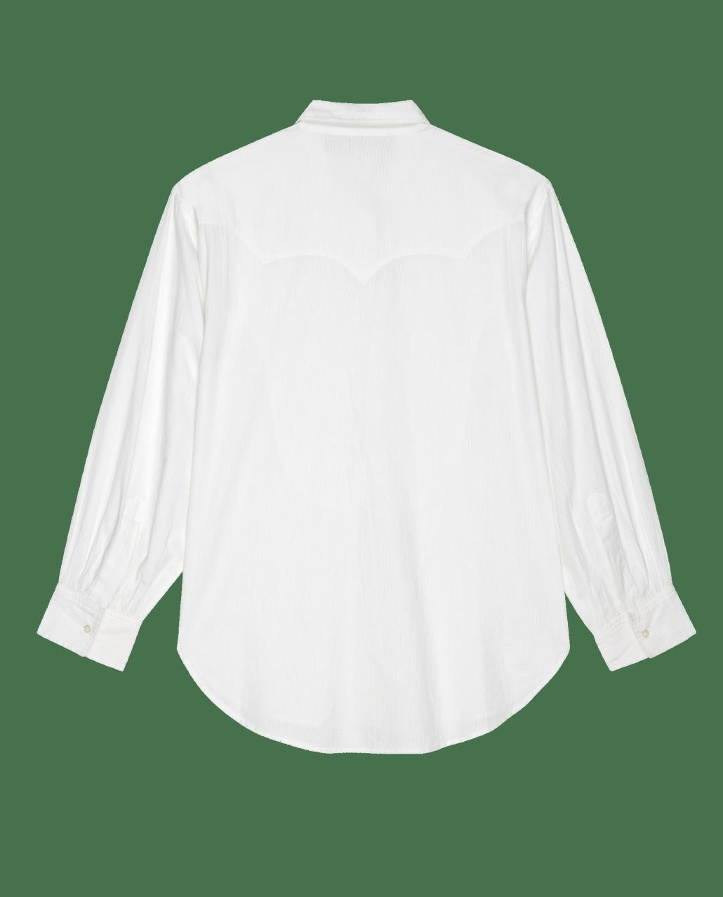 The Great. Tops | The Cowboy Tux Top. White - Women