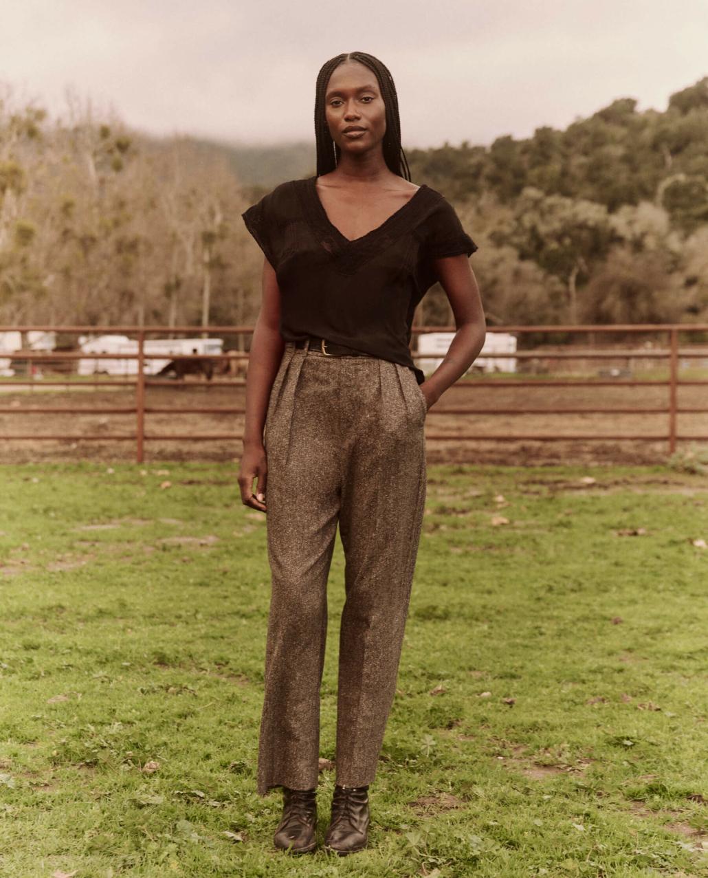 The Great. Tops | The Fortune Top. Black - Women