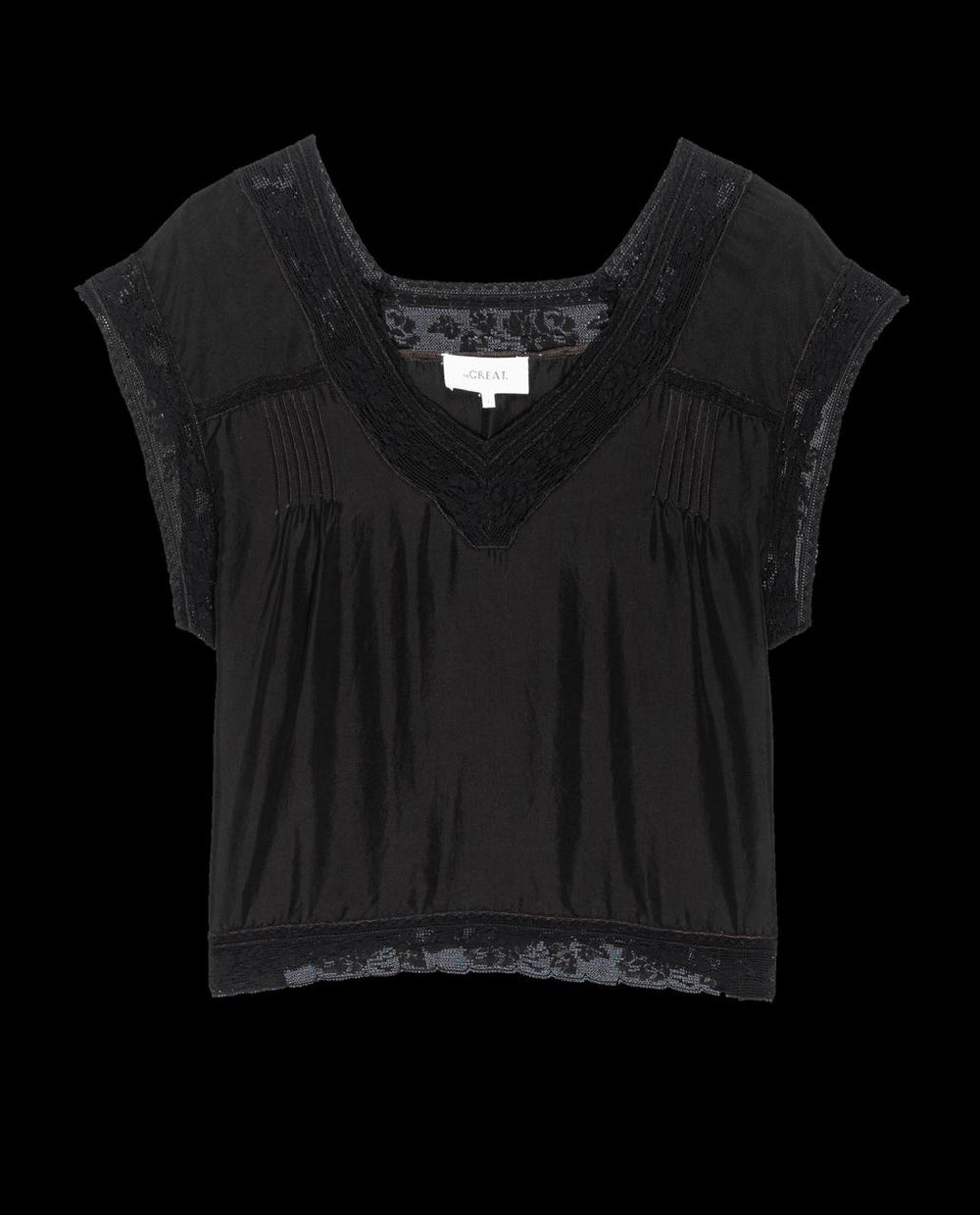 The Great. Tops | The Fortune Top. Black - Women