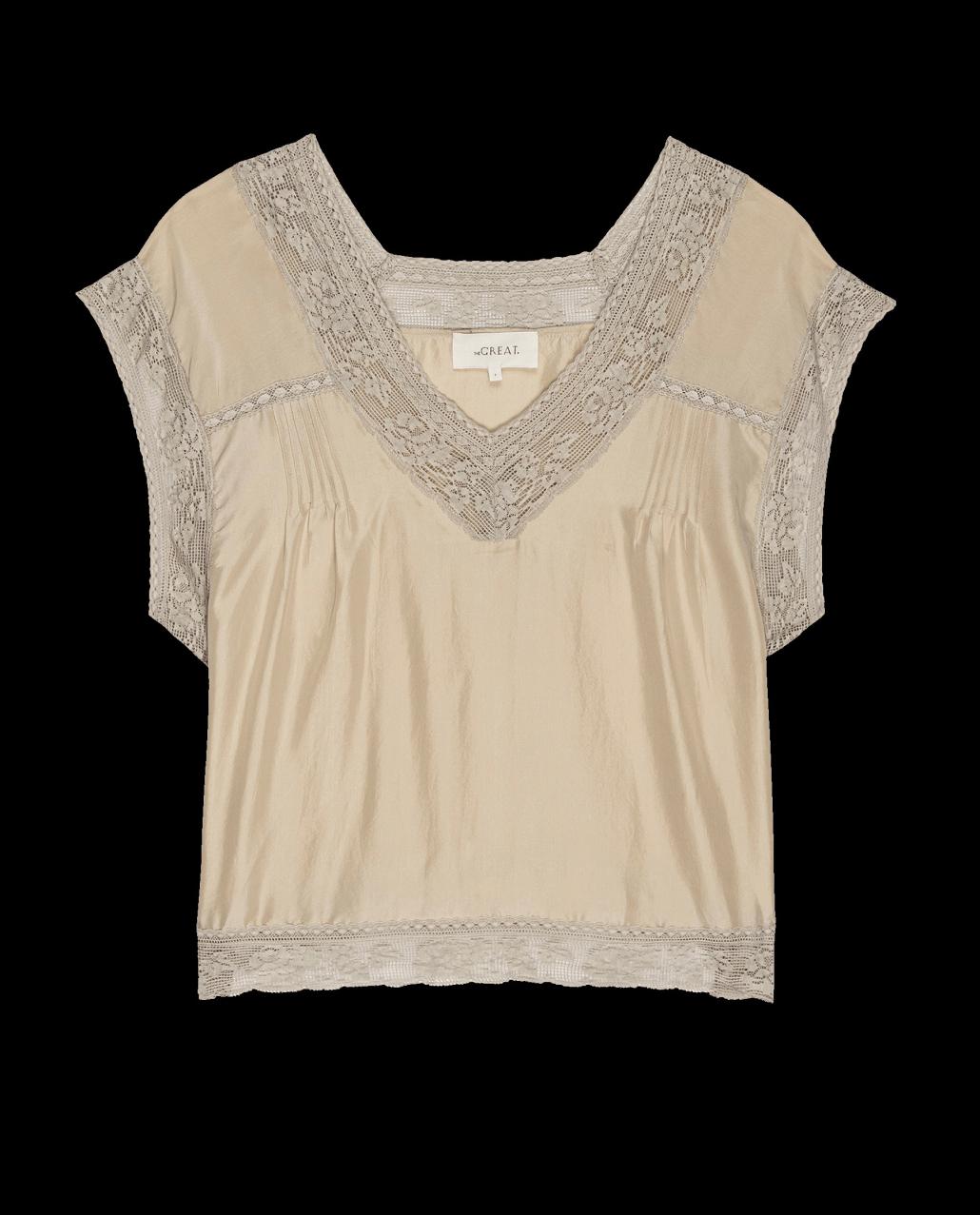 The Great. Tops | The Fortune Top. Nude - Women