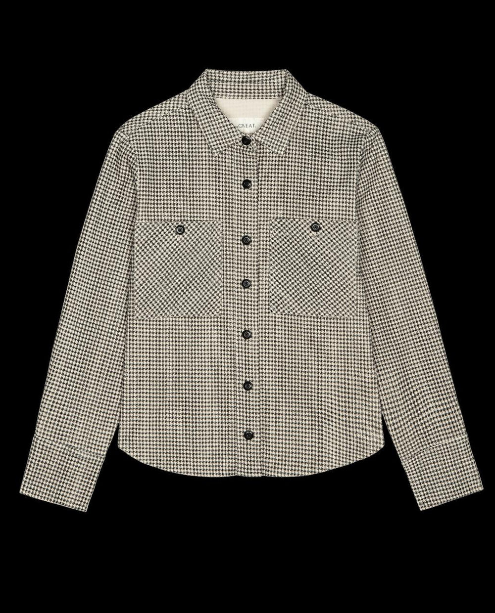 The Great. Tops | The Porter Shirt. Vintage Houndstooth - Women