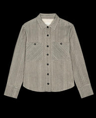 The Great. Tops | The Porter Shirt. Vintage Houndstooth - Women