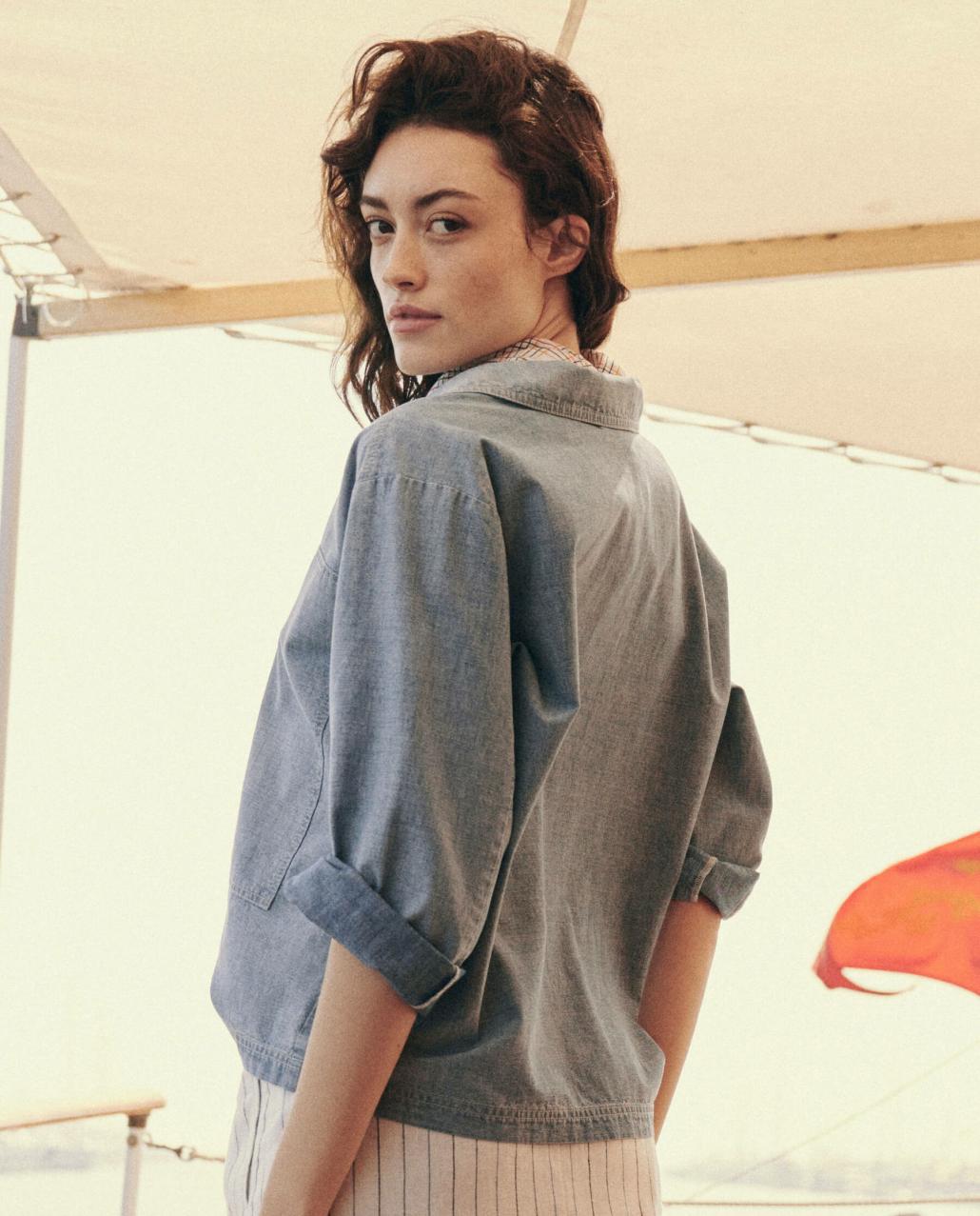 The Great. Tops | The Railway Shirt. Boiler Wash - Women