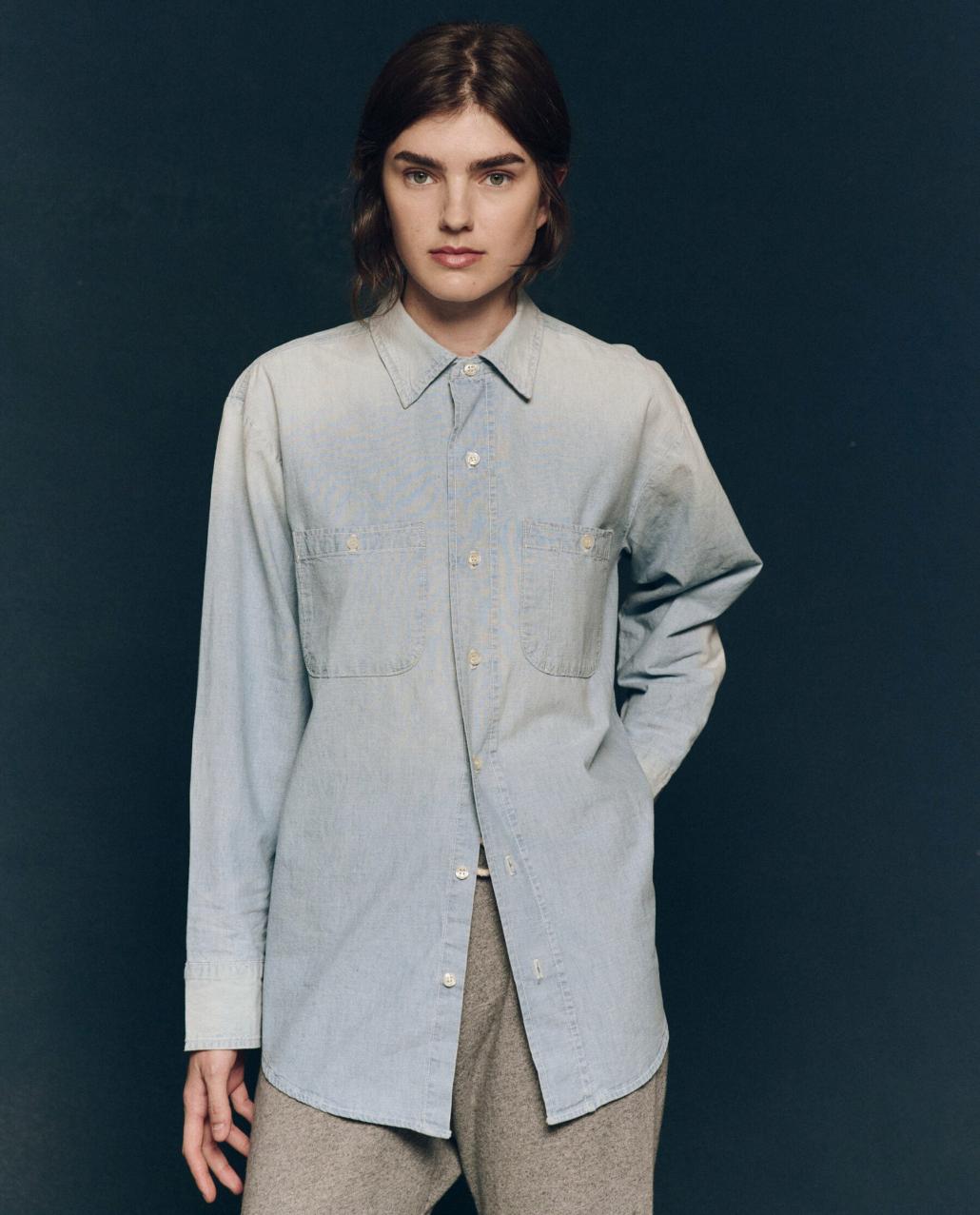The Great. Tops | The Road Shirt. Riverbed Wash - Women