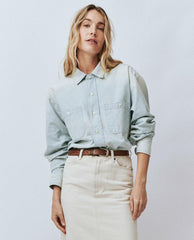 The Great. Tops | The Road Shirt. Riverbed Wash - Women