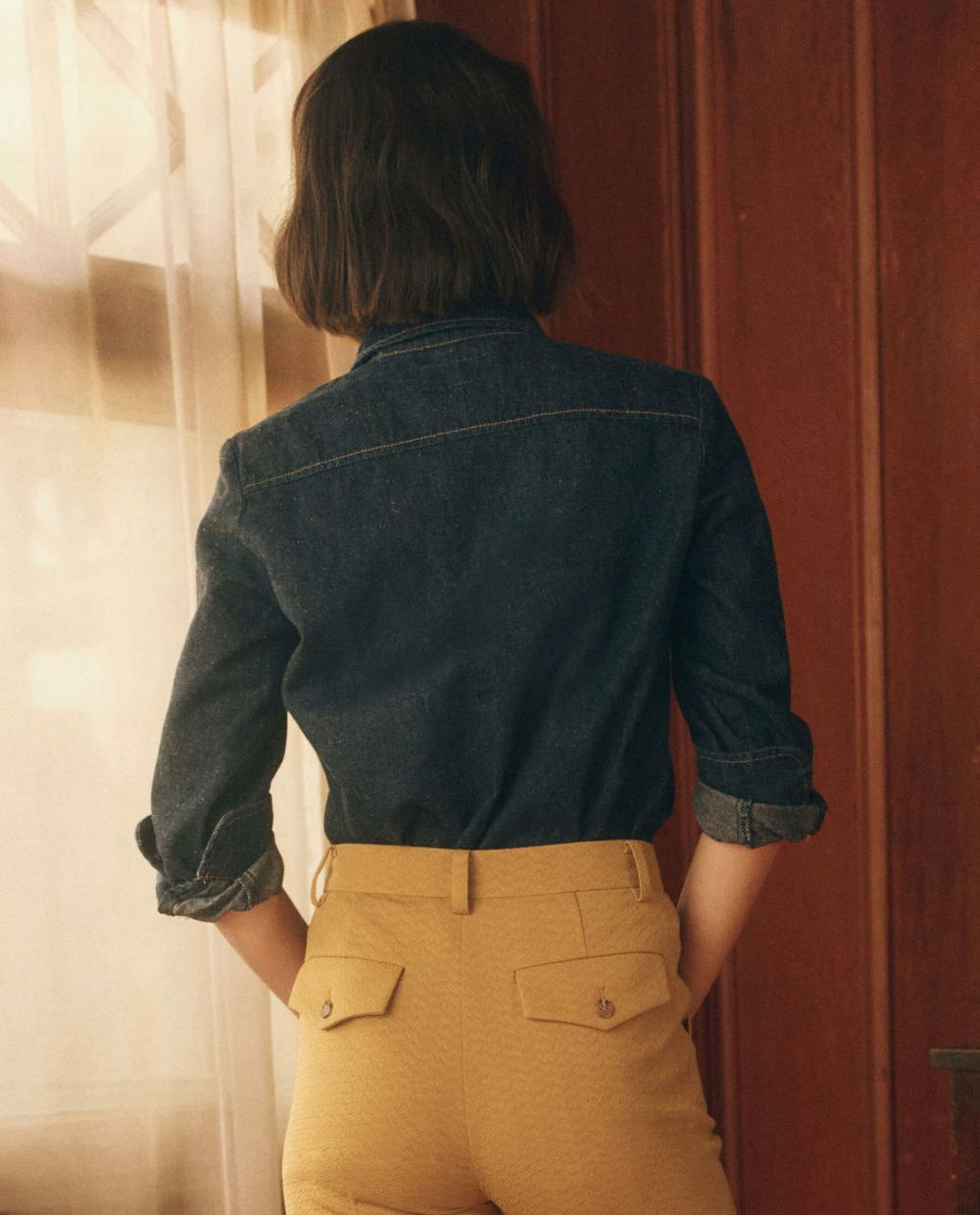 The Great. Tops | The Scouting Shirt. Rinse Wash - Women