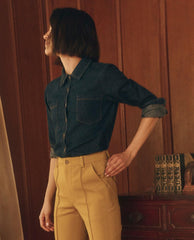 The Great. Tops | The Scouting Shirt. Rinse Wash - Women