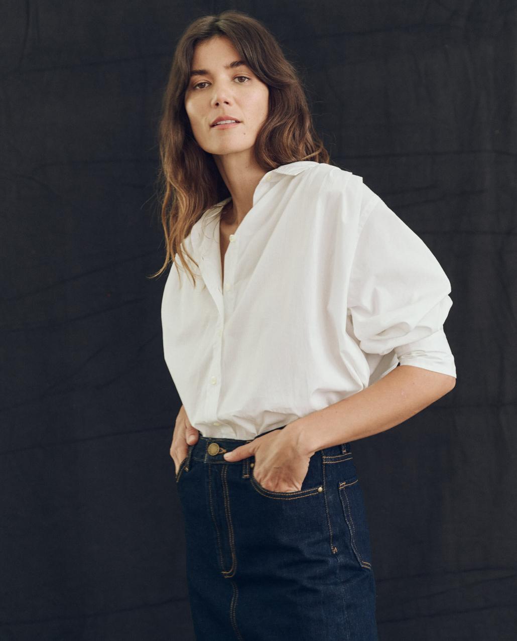 The Great. Tops | The Society Top. True White - Women